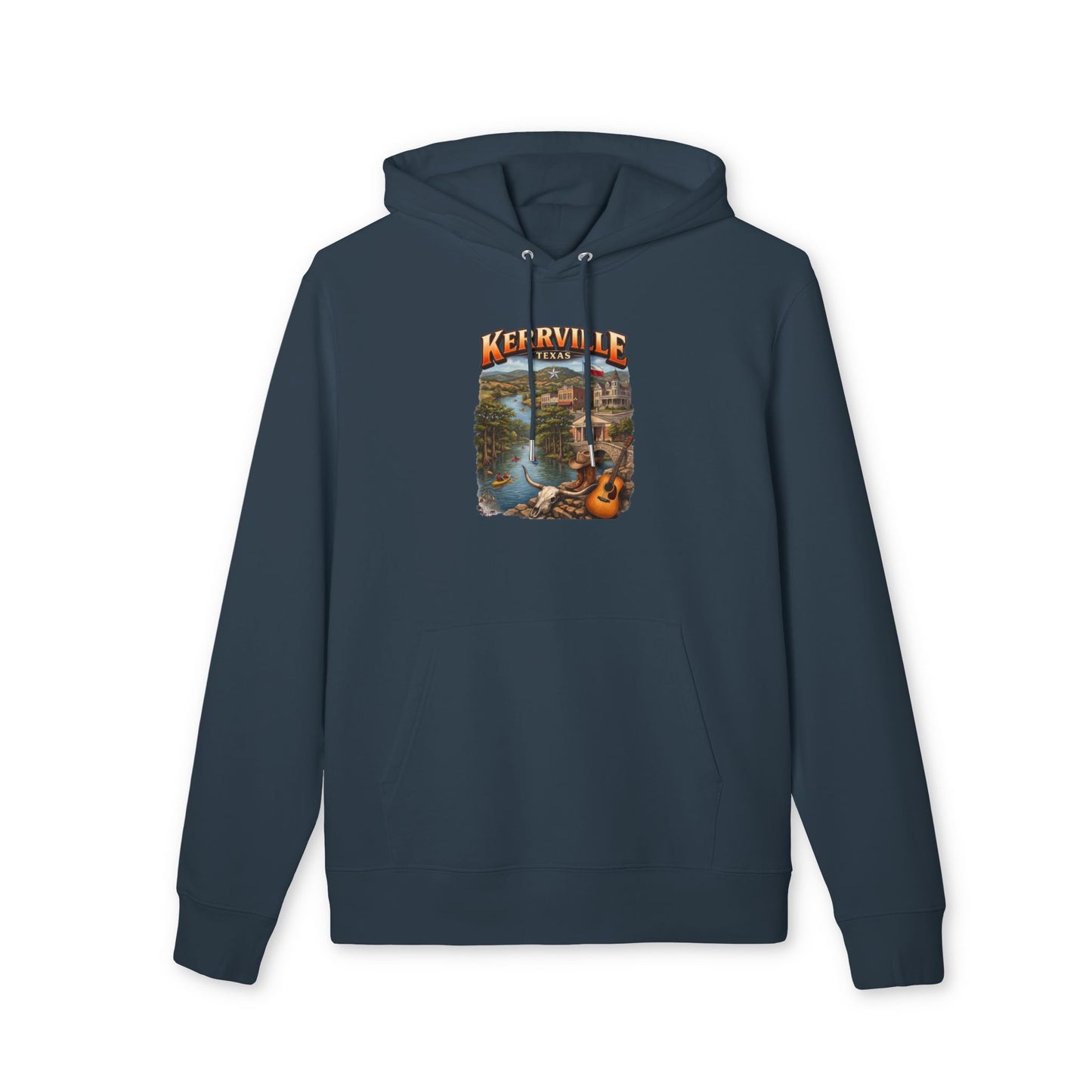 Cruiser Hoodie — Kemah, Texas Scenic Vacation Graphic