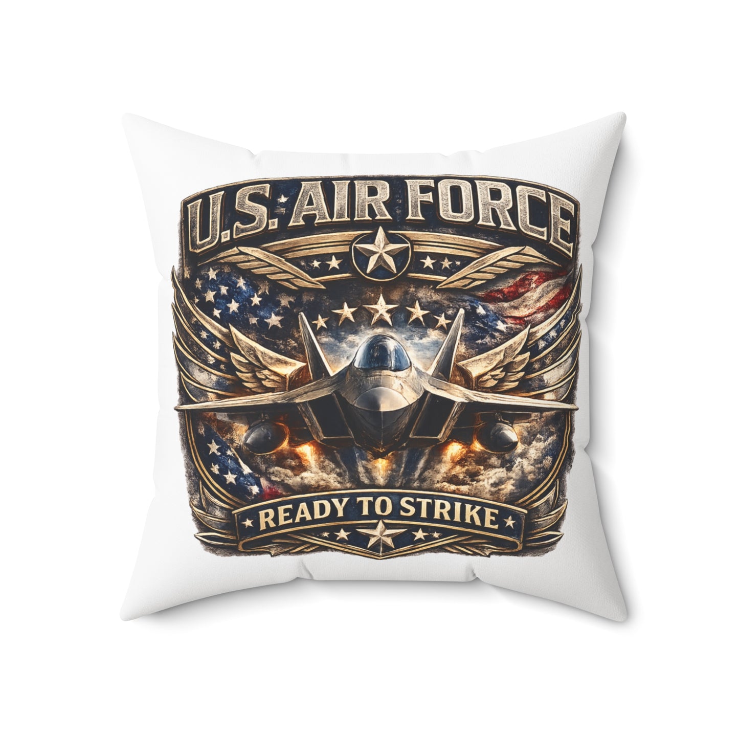 U.S. Air Force 'Ready to Strike' Decorative Pillow
