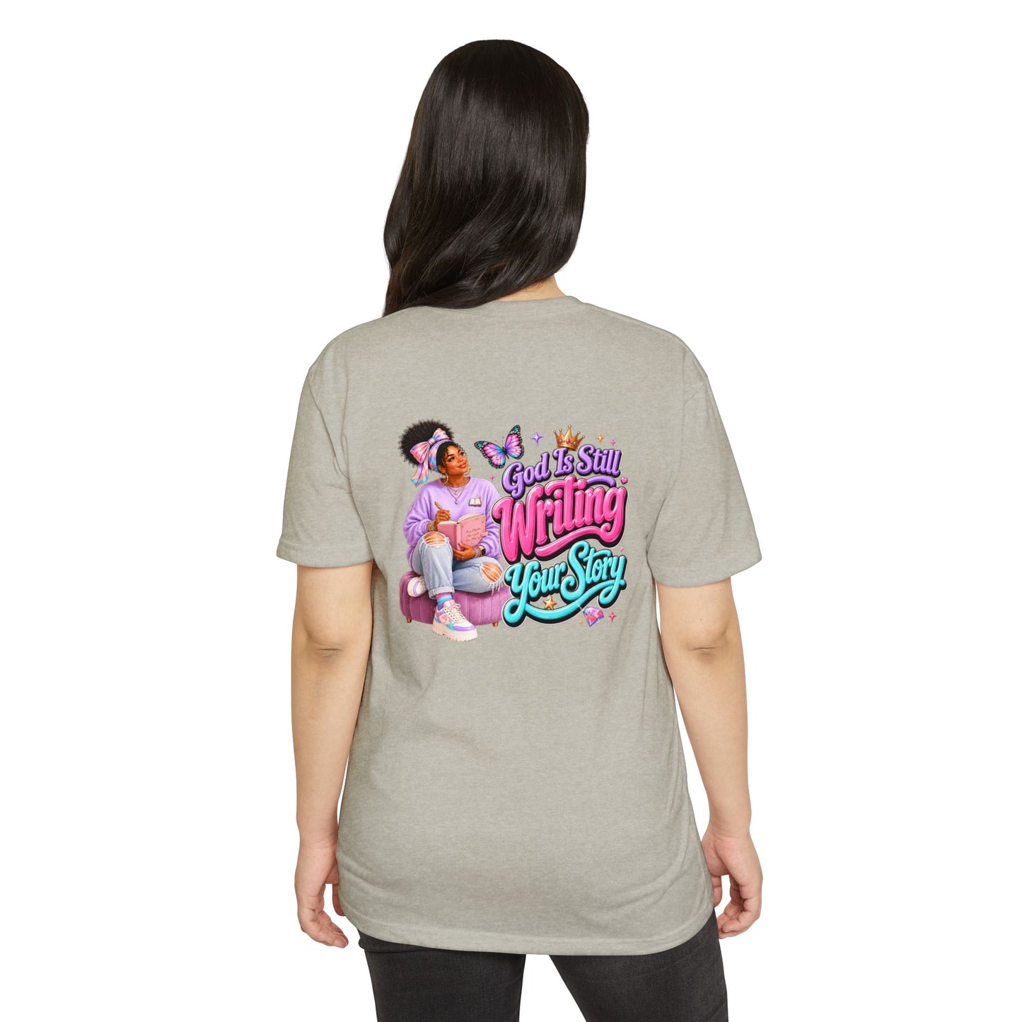 Inspirational T-Shirt — "God Is Still Writing Your Story" Inspirational Faith Graphic Tee