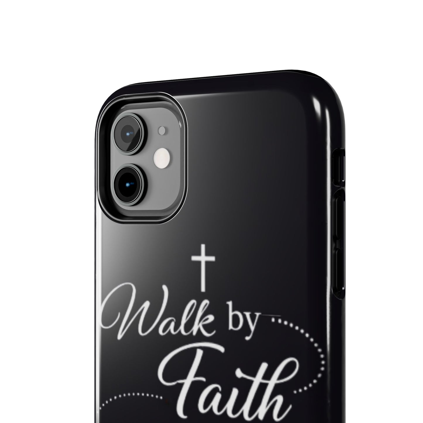Walk by Faith Tough Phone Case – Christian Inspirational Scripture Design