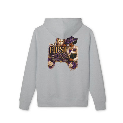 Hoodie — "First Lady" Vintage Floral Church Hat Design
