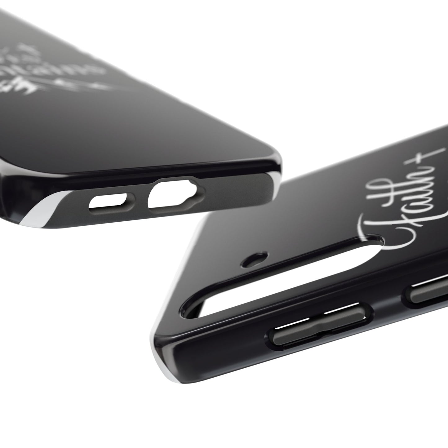Faith Moves Mountains Tough Phone Case — Christian Inspirational Mountain Design