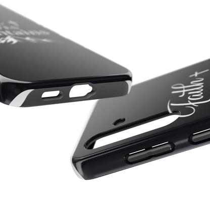 Faith Moves Mountains Tough Phone Case — Christian Inspirational Mountain Design