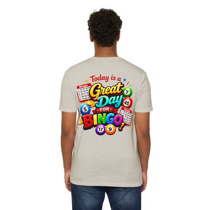 Bingo T-Shirt — "Today Is a Great Day for Bingo" Retro Game Night Tee