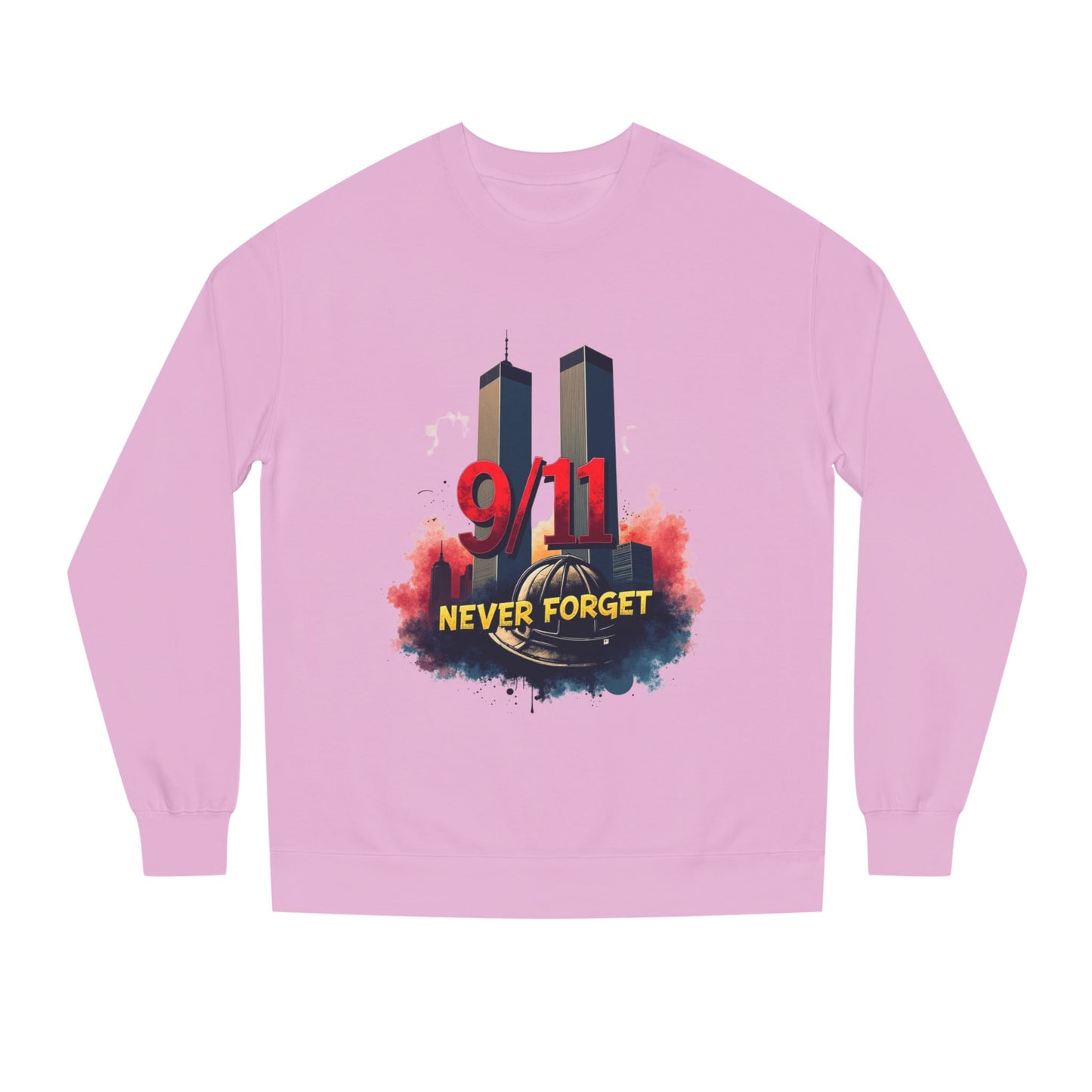 9/11 Never Forget Sweatshirt — Twin Towers Memorial Crewneck