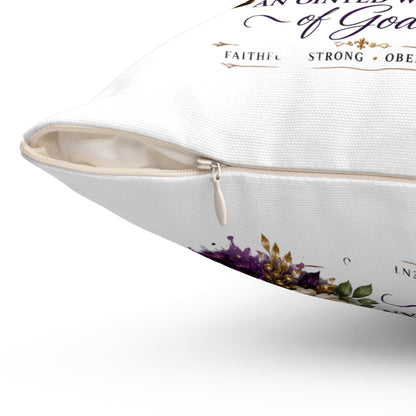 Christian Decorative Pillow — "Chosen to Encourage" Church Ladies Accent Pillow