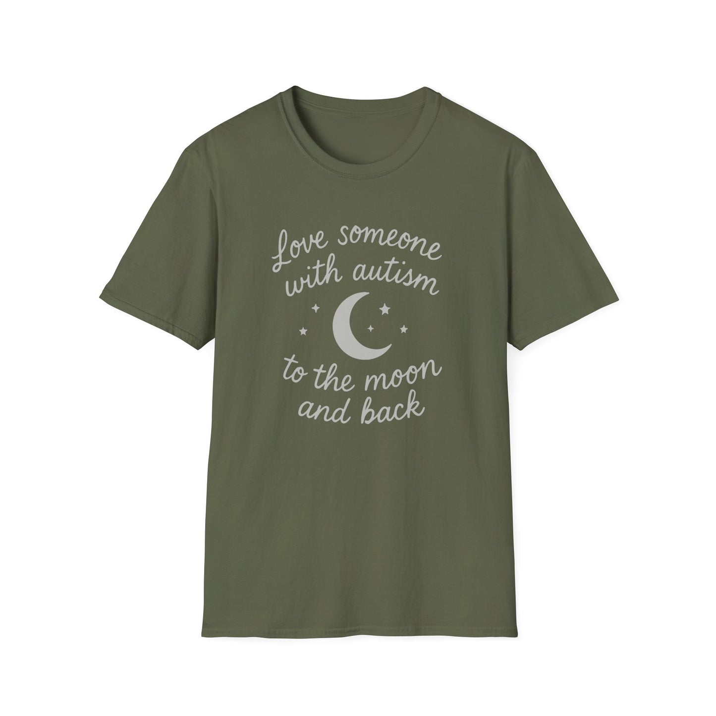 "Love Someone with Autism to the Moon and Back" T-Shirt