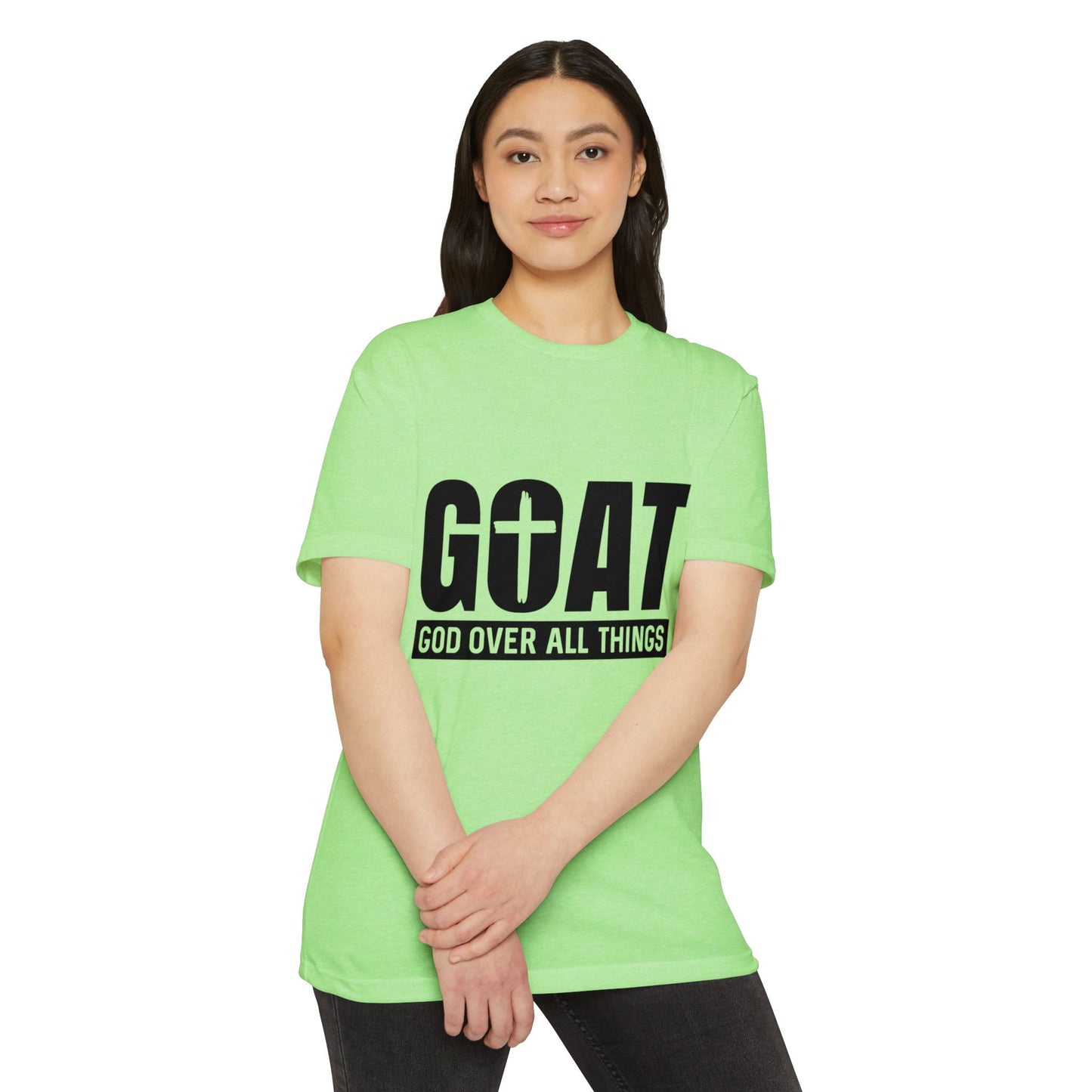 GOAT 'God Over All Things' T-Shirt - Christian Faith Tee