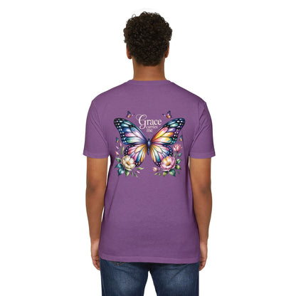 Grace Carries Me Butterfly T-Shirt