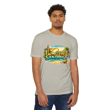 I Love San Diego T-Shirt — Vintage Beach Vacation Tee