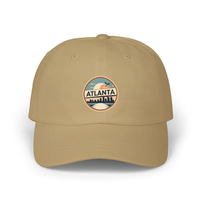 Atlanta Skyline Dad Cap — Retro Patch Baseball Hat