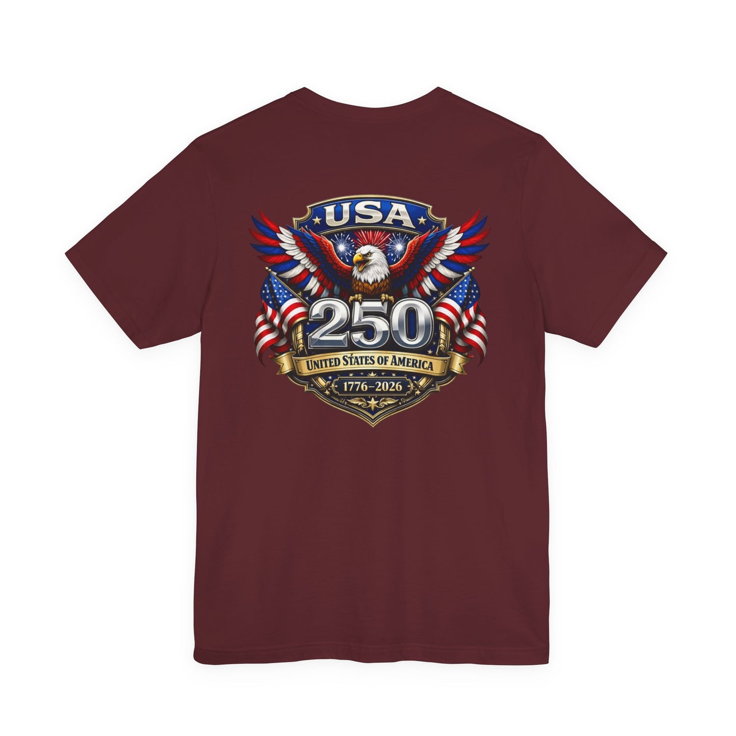 USA 250th Eagle T-Shirt — 1776–2026 Patriotic American Independence Tee