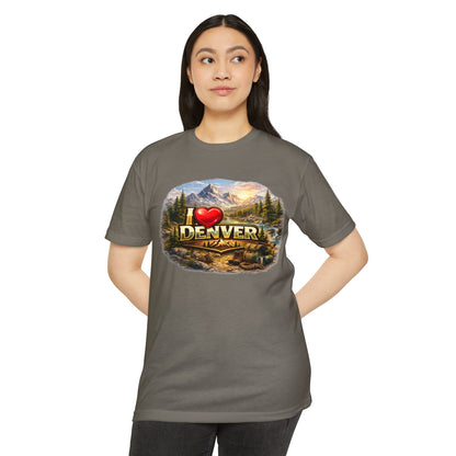 I  Denver Scenic Tee — Colorado Mountains & River Souvenir T-Shirt
