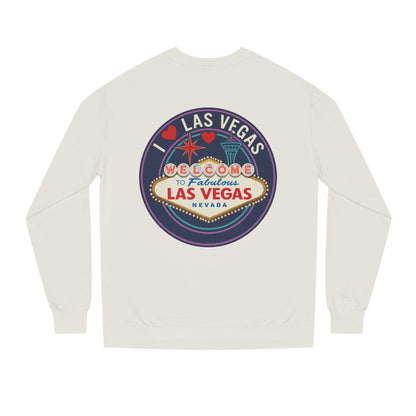 Las Vegas Welcome Sign Sweatshirt – Retro "I  Las Vegas" Crewneck