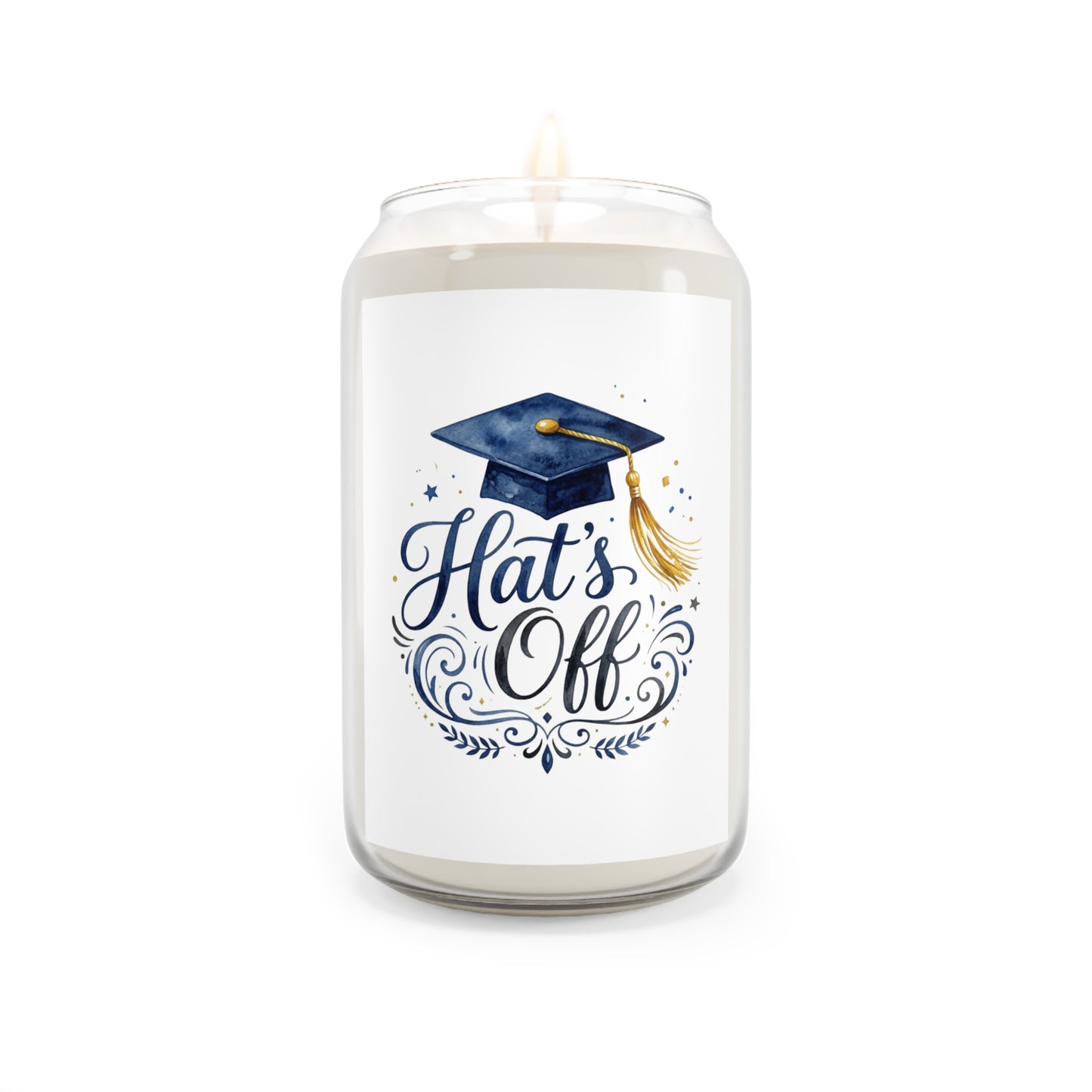 Graduation "Hats Off" Scented Soy Candle — 13.75 oz