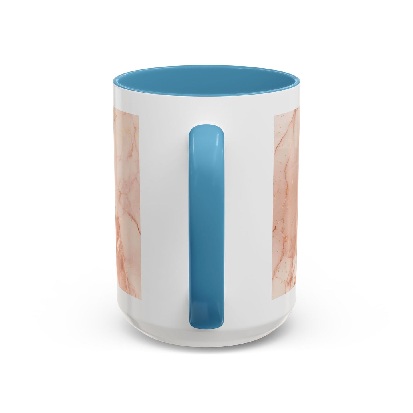 Mom Marble Accent Coffee Mug — Rose Gold & Gold Vein 11/15oz Gift