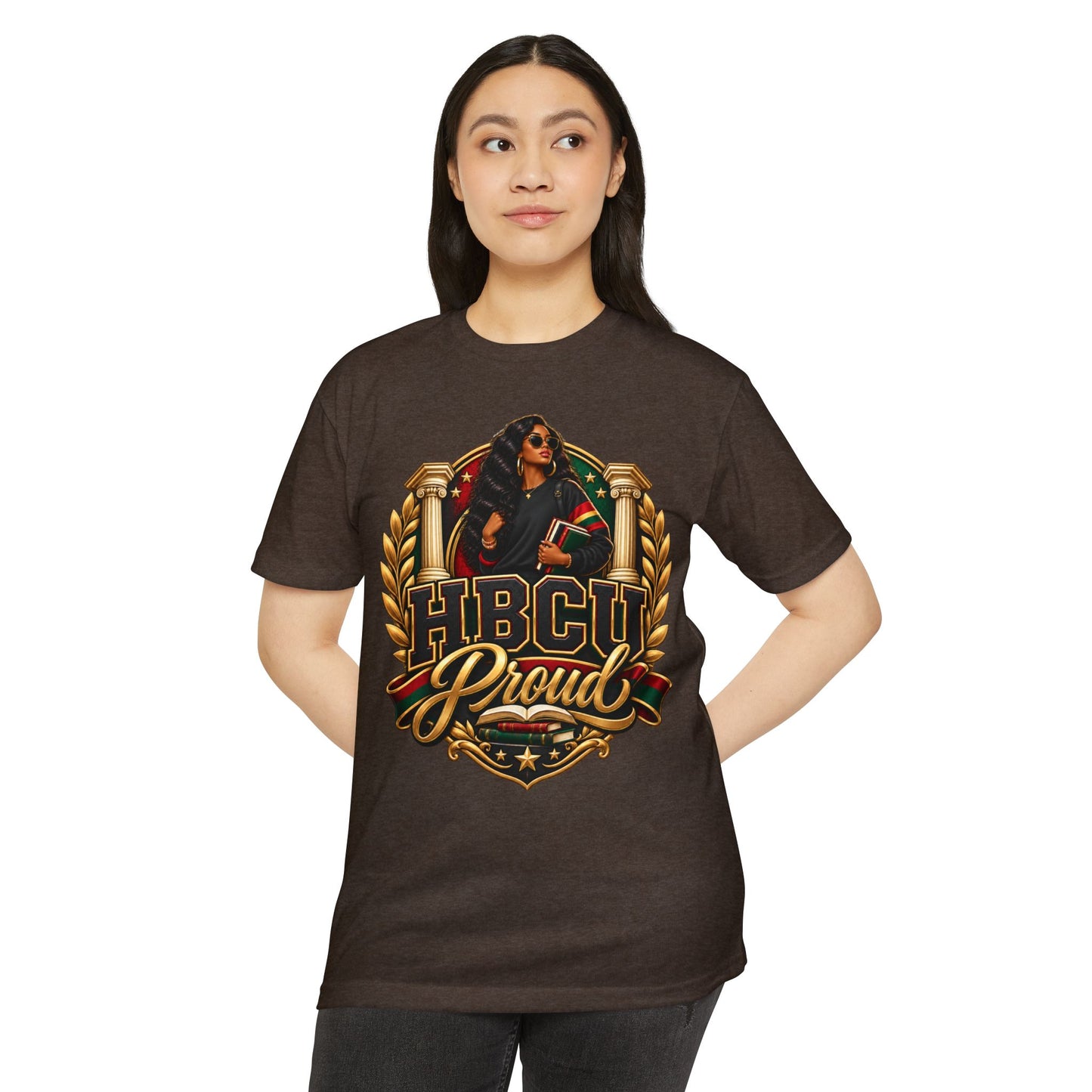 HBCU Proud T-Shirt — Black Graduate Crest Tee