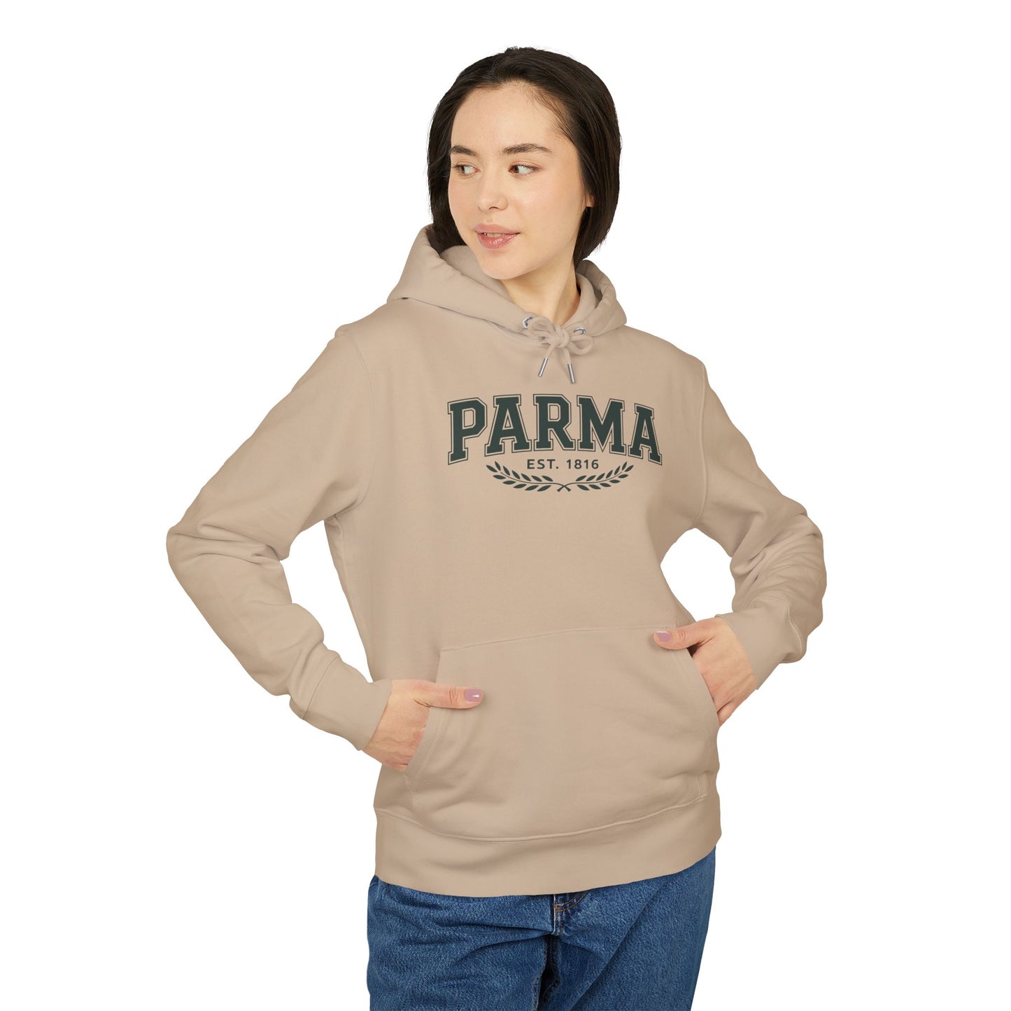 Parma Vintage Logo Hoodie — EST. 1816 Collegiate Sweatshirt