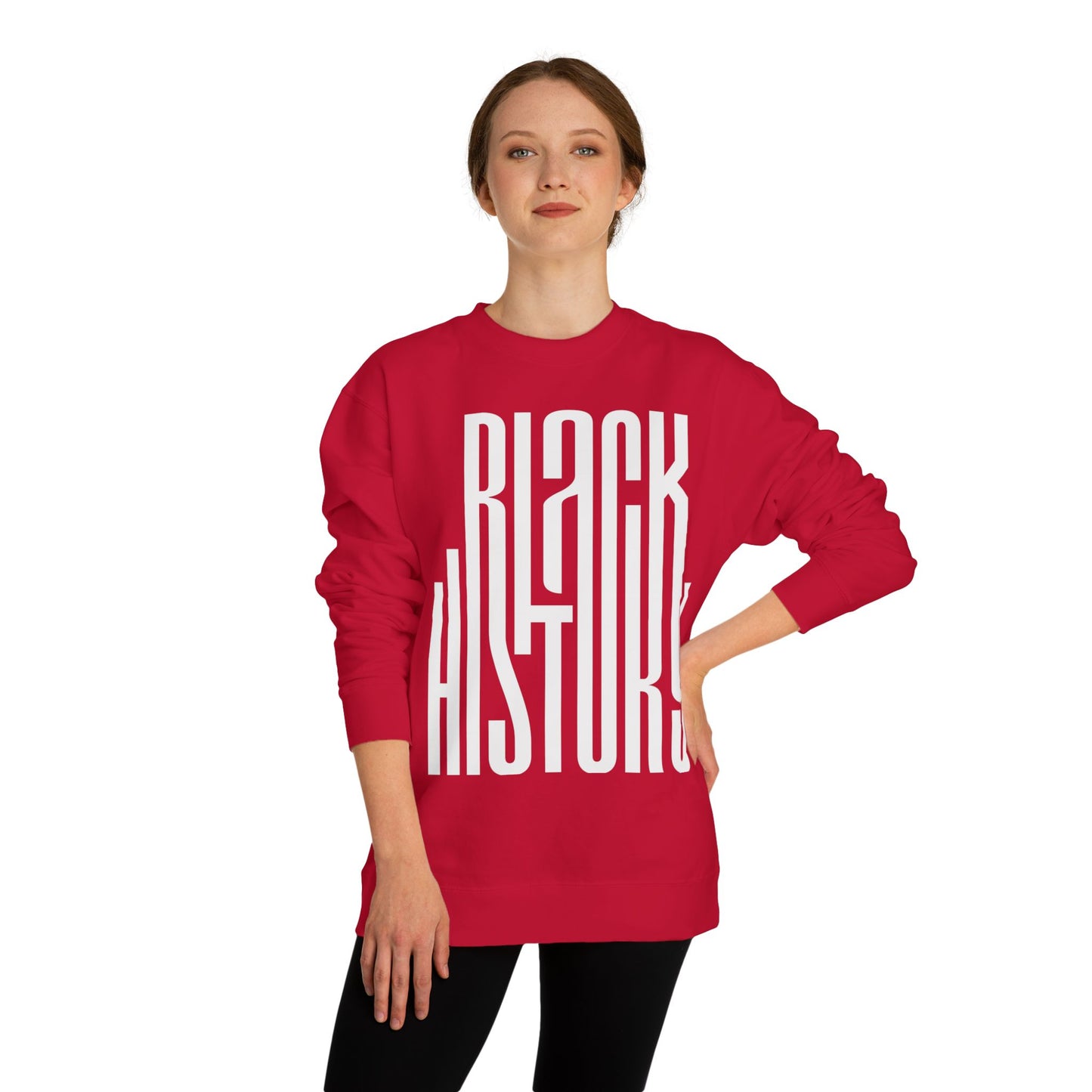 Black History Sweatshirt — Bold Retro Typography Crewneck