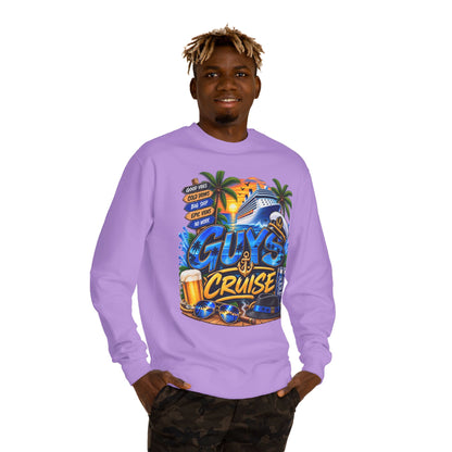 Guys Cruise Sweatshirt — Men’s Vacation Cruise Crewneck