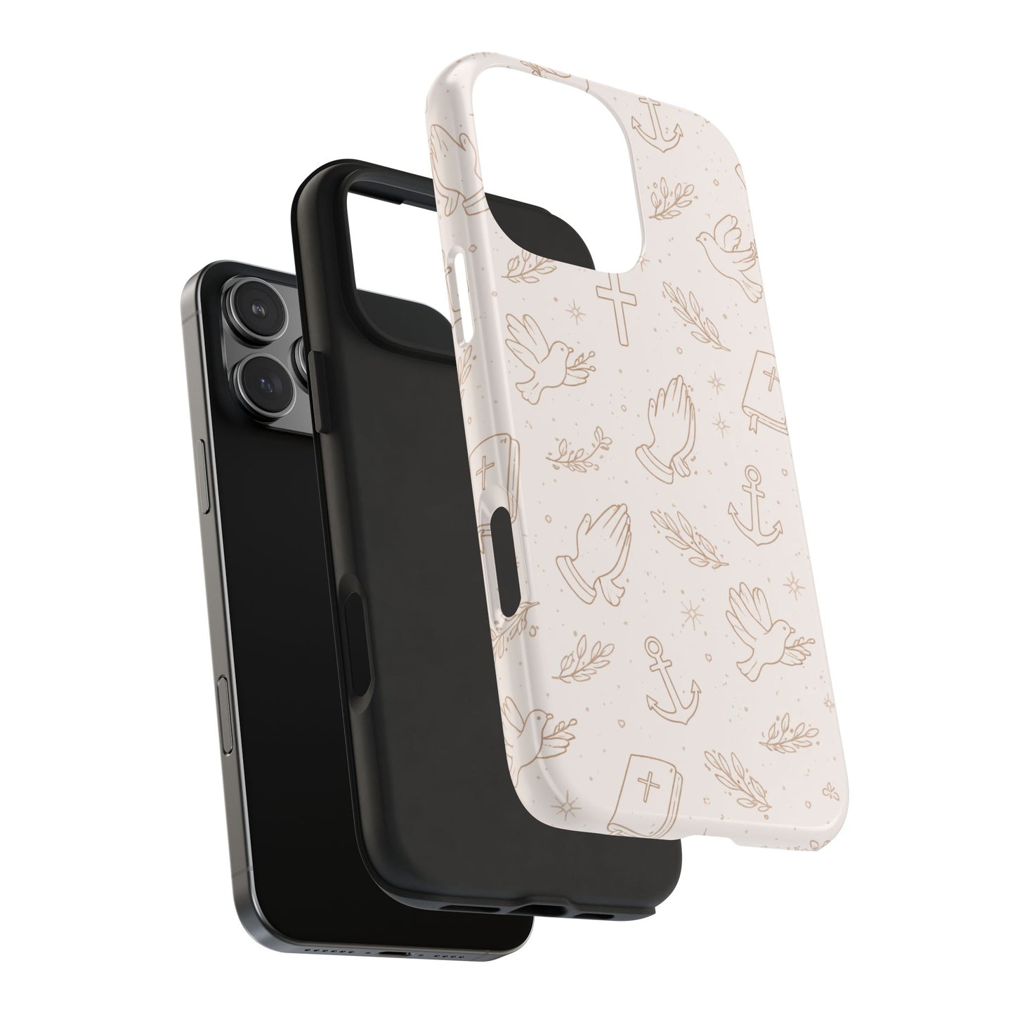 Symbols of Grace Phone Case | Christian Floral iPhone Case