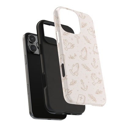 Symbols of Grace Phone Case | Christian Floral iPhone Case