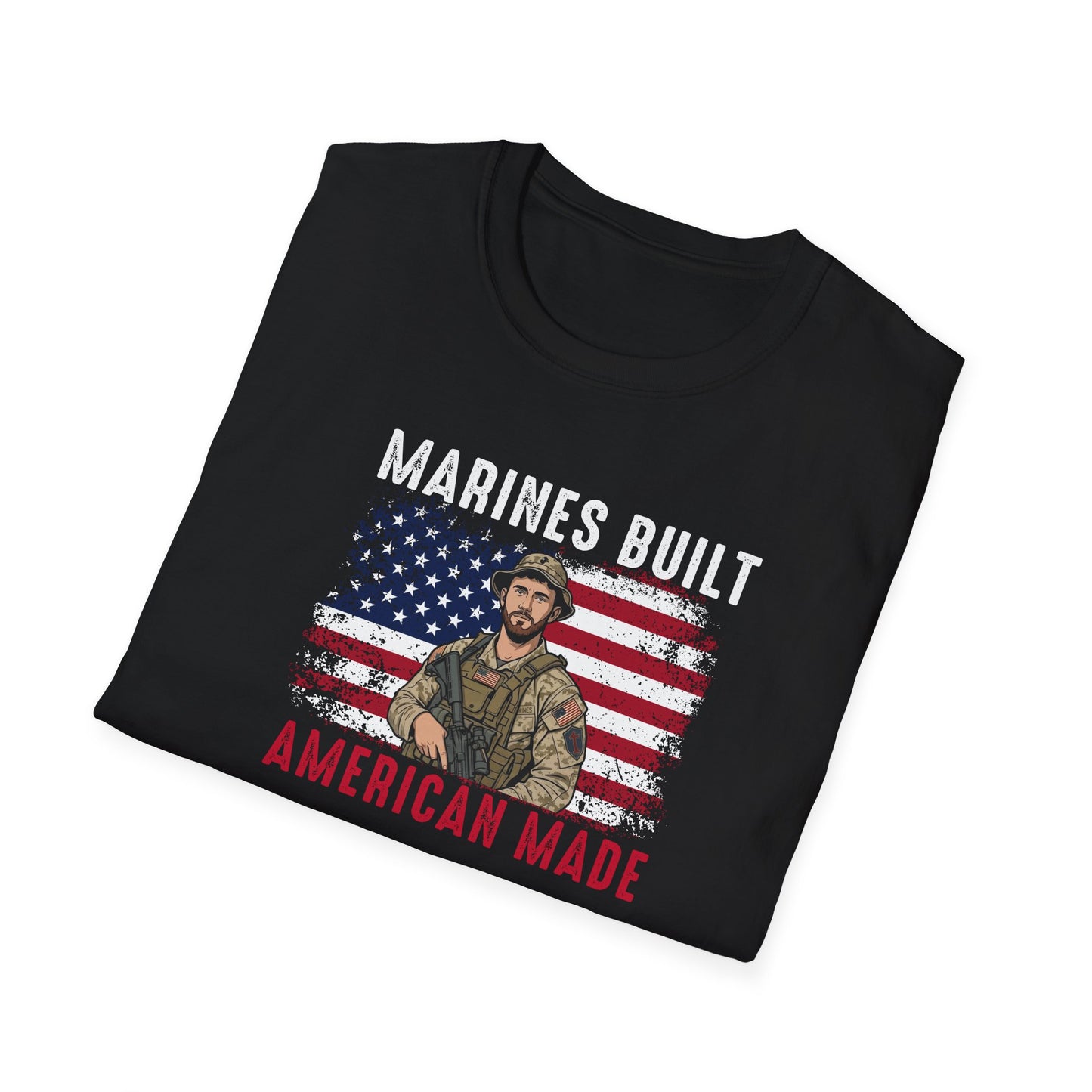 Marines Built American Made T‑Shirt