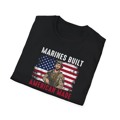Marines Built American Made T‑Shirt