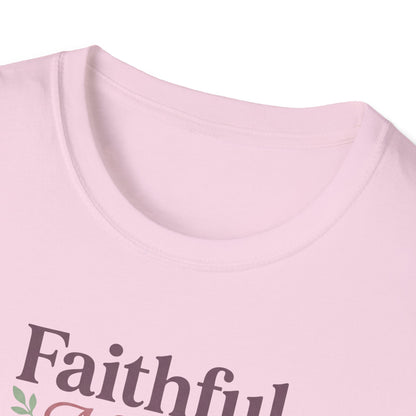 Faithful Mom Strong Heart T-Shirt