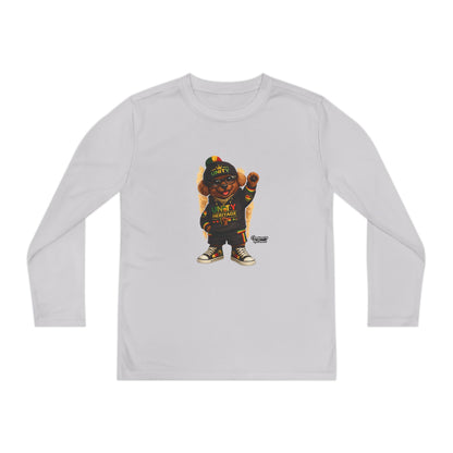 T-Shirt — Kids Rasta Teddy Graphic Long Sleeve