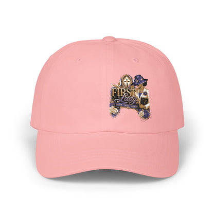 Dad Cap — 'Best Dressed' Floral Embroidered Baseball Hat