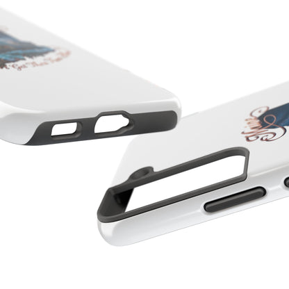 Maine Lighthouse Tough Phone Case — "Can't Get There From Here" State Silhouette
