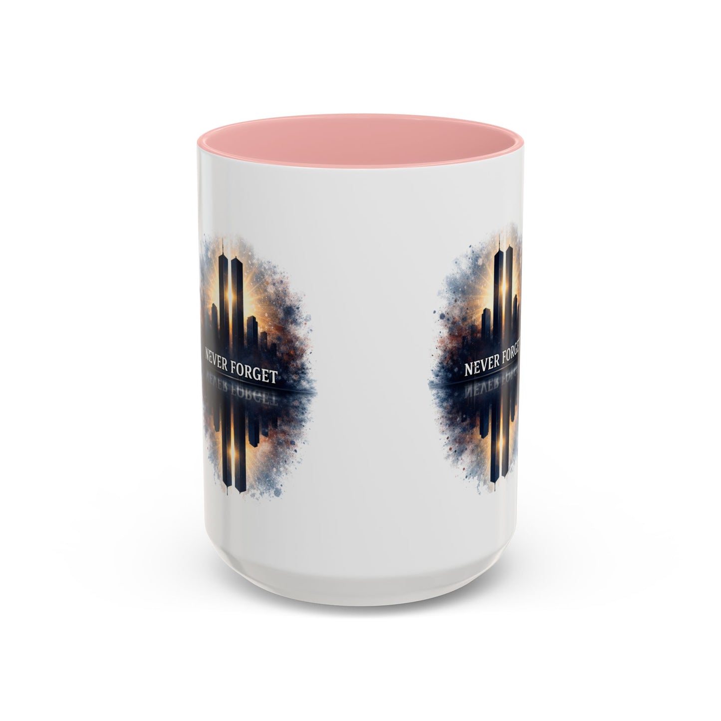 Never Forget 9/11 Memorial Accent Coffee Mug (11/15oz)