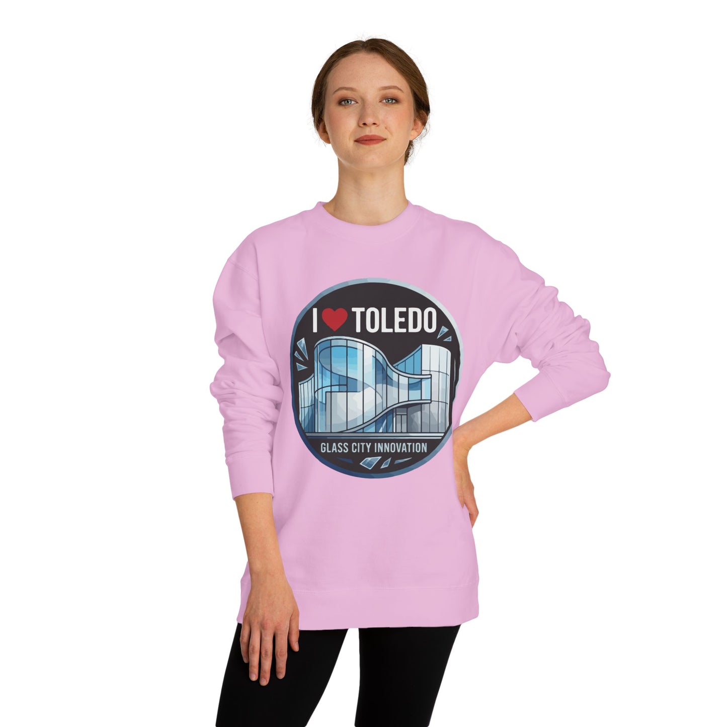 I  Toledo Glass City Sweatshirt — Toledo Skyline Crewneck