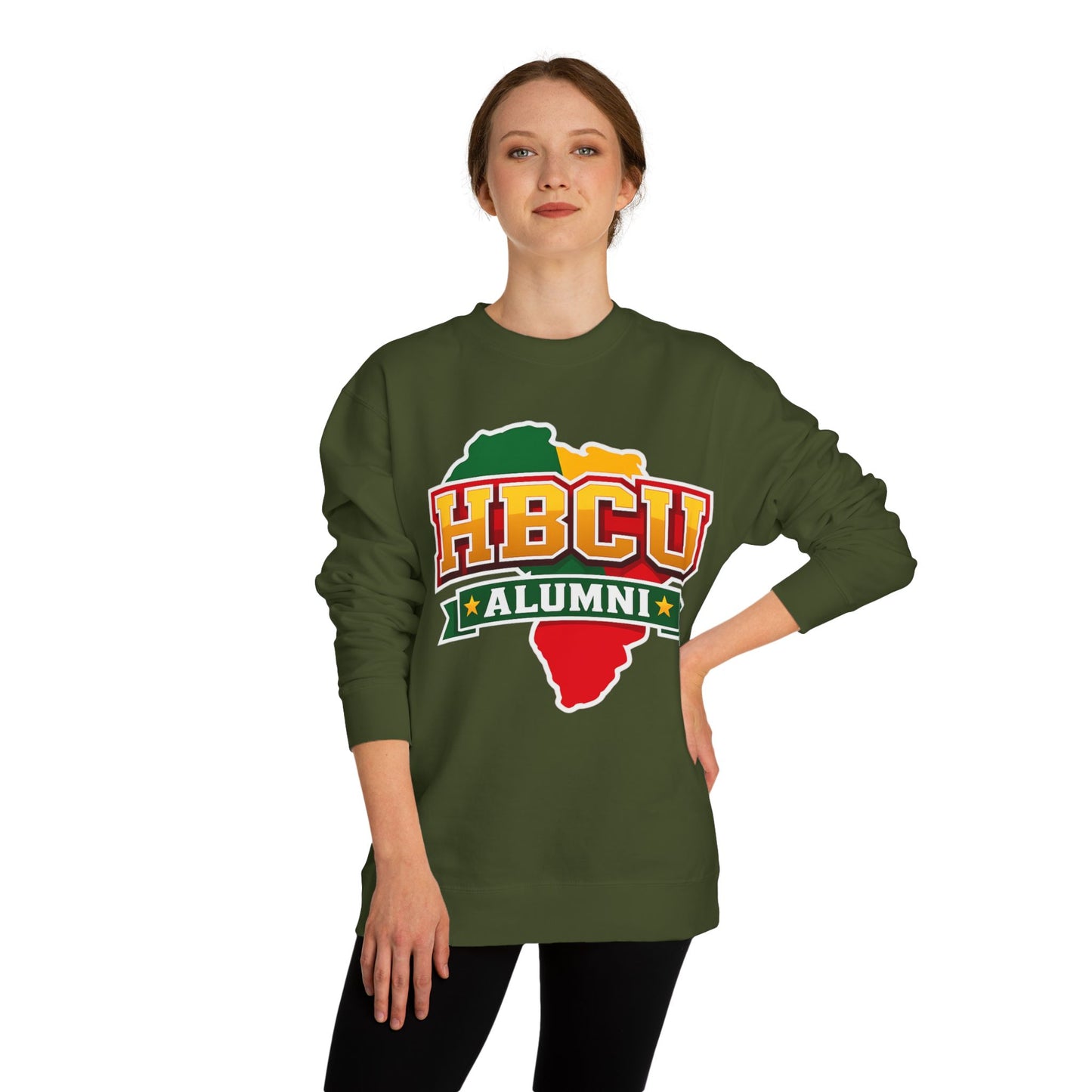 HBCU Alumni Sweatshirt — African Map Pride Crewneck