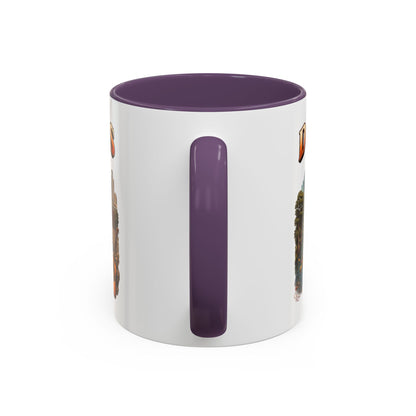 Dallas Skyline Accent Coffee Mug — Texas Souvenir Mug with Guitar & Cityscape