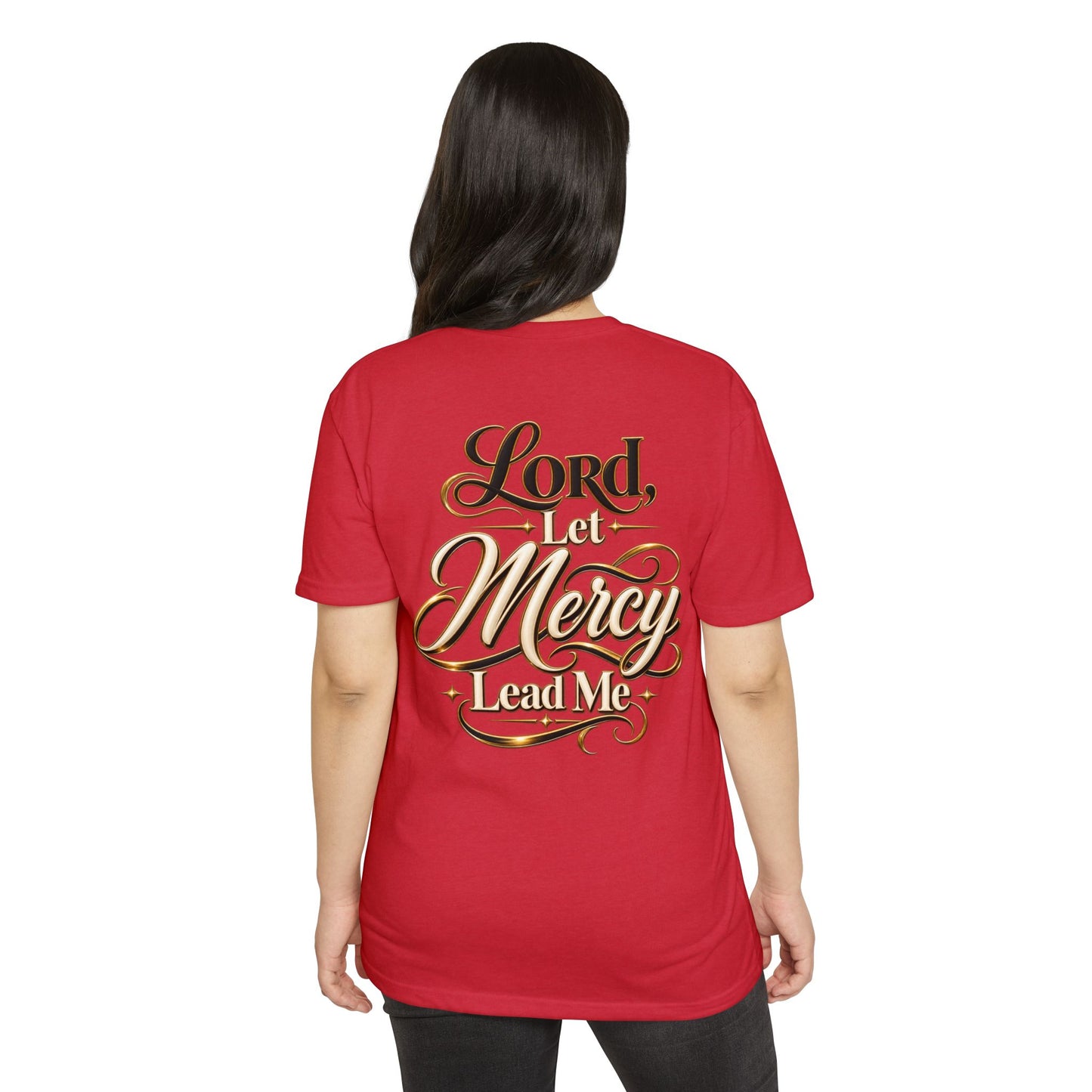 Religious T-Shirt — "Lord, Let Mercy Lead Me" Inspirational Christian Tee