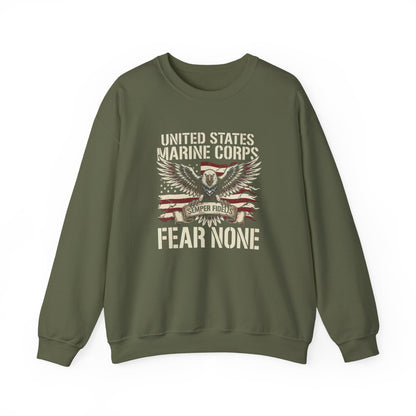 United States Marine Corps Fear None Sweatshirt