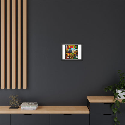 Juneteenth Comic Art Canvas - Framed Matte Wall Decor