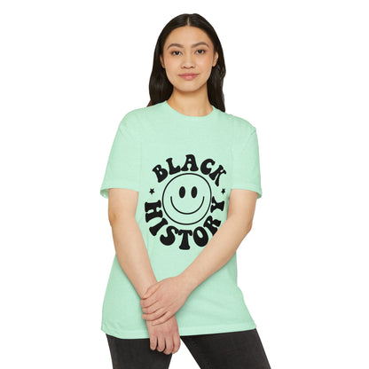 Black History Smiley T-Shirt – Retro Retro Vibe Celebration Tee
