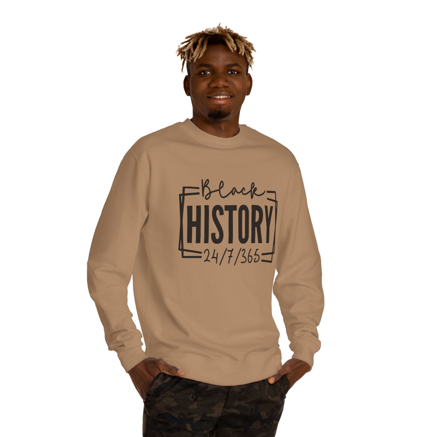 Black History 24/7/365 Crewneck Sweatshirt