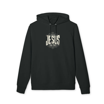 Jesus Faith Hoodie — "The Way The Truth The Life" Christian Pullover