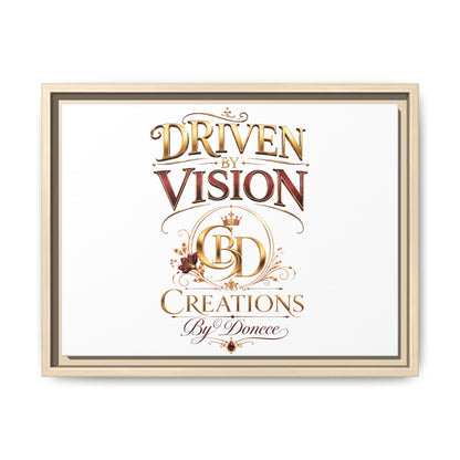 Driven by Vision Framed Canvas Wall Art