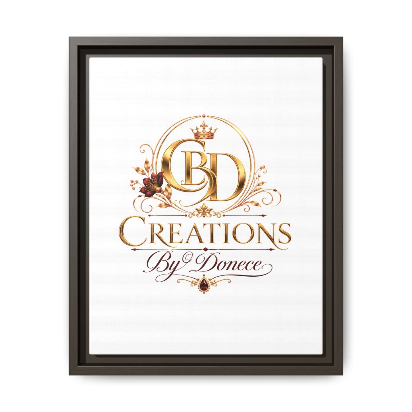Creations By Donece — Framed Matte Canvas Wall Art