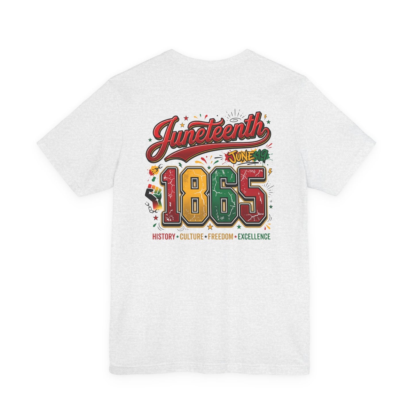 Juneteenth 1865 Celebration Tee — History • Culture • Freedom Graphic T-Shirt