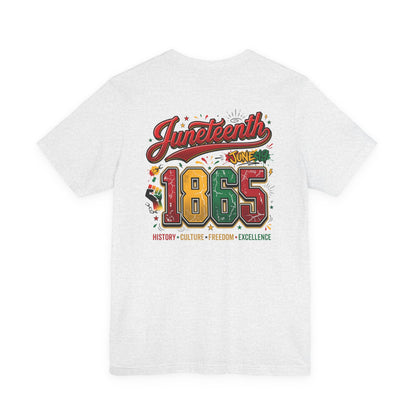 Juneteenth 1865 Celebration Tee — History • Culture • Freedom Graphic T-Shirt