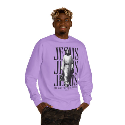 Jesus Graphic Sweatshirt — 'The Way The Truth The Life' Christian Crewneck