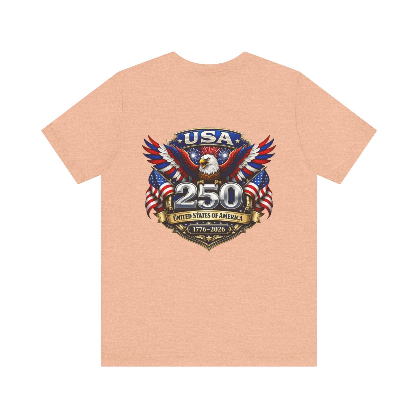USA 250th Anniversary Eagle T-Shirt — 1776–2026 Patriotic Flag Tee