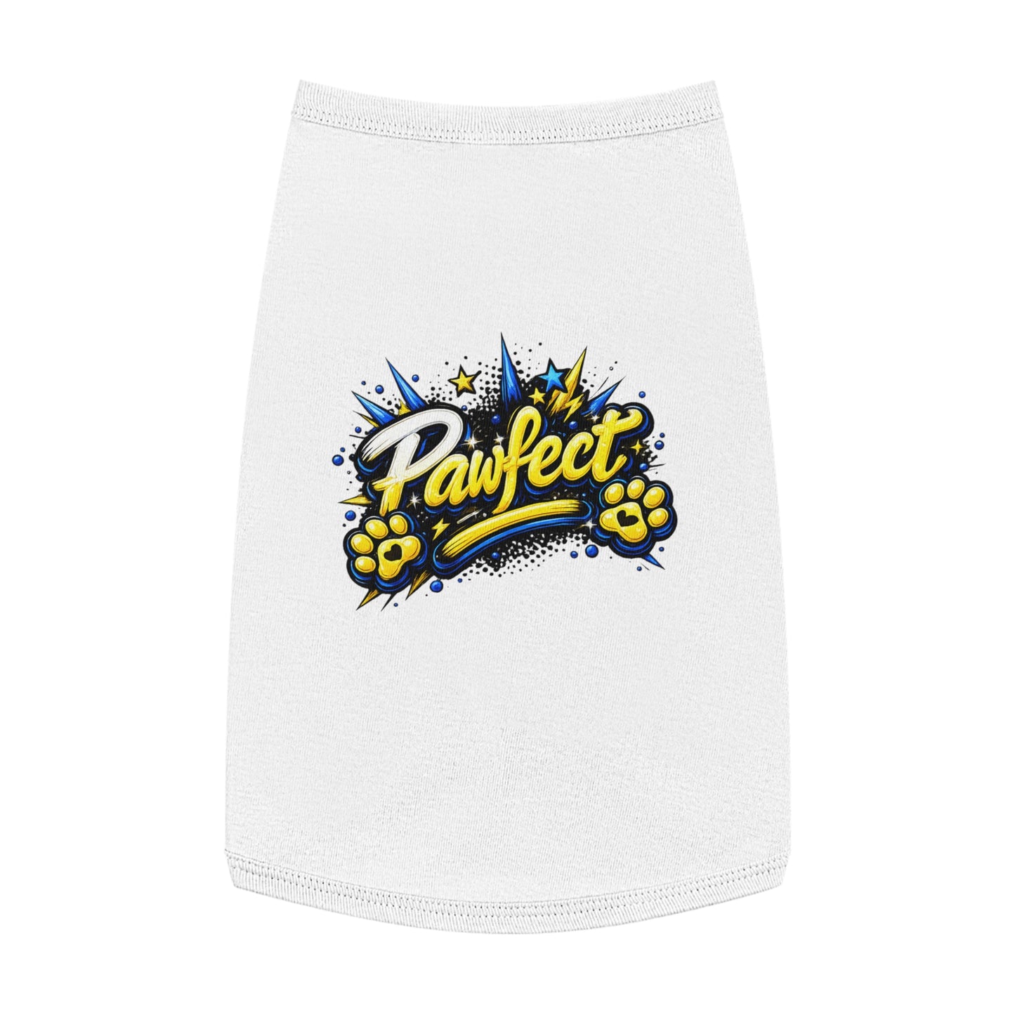 Pawfect Pet Tank Top — Cute Paw Print Dog & Cat Shirt