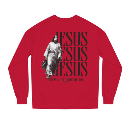 Jesus Crewneck Sweatshirt – The Way The Truth The Life Religious Pullover